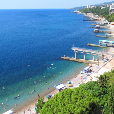 Санаторий "Дюльбер" - Пляж