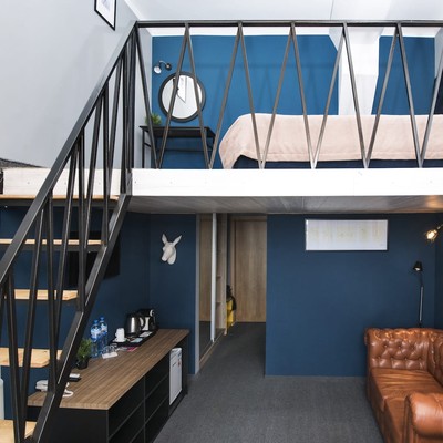 Отель "Beton Brut Resort" - Deluxe mini duplex + terrace SV