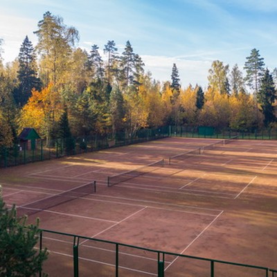 пансионат "Лесные дали" (Рублево -Звенигородский ЛОК) УДП РФ - Теннисные корты (закрытые и открытые)