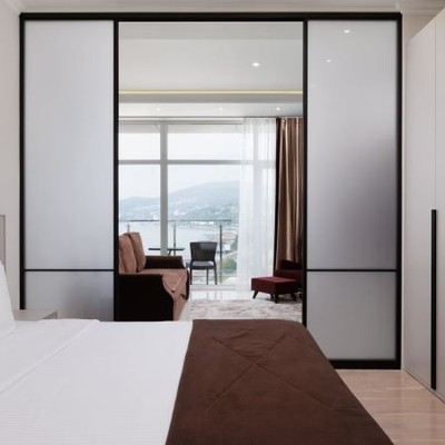 Престиж Apart-hotel & SPA - Премиум Люкс с отдельной спальней с видом на море