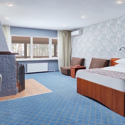 Отель Country Resort - Люкс 1-комнатный с камином