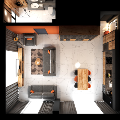 Bruni Loft Hotel - Apartment  с балконом