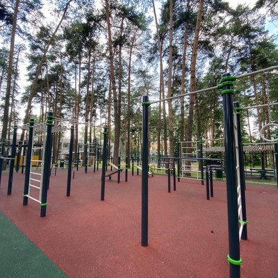 Санаторий "Елочки" ФГБУ "МФК Минфина Россия" - Уличные тренажеры