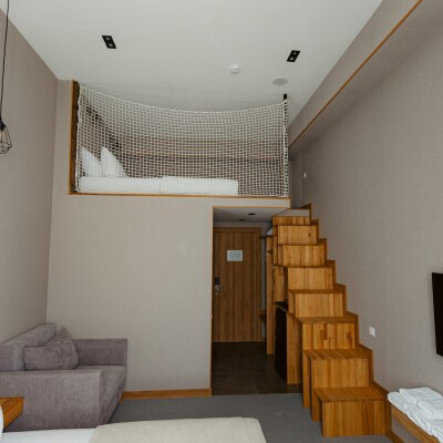 Гостиница GRIZZLY - Дуплекс четырехместный (двуспальный)