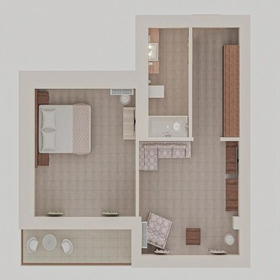 ALEAN FAMILY RESORT & SPA DOVILLE - Suite superior 2-местный 2-комнатный