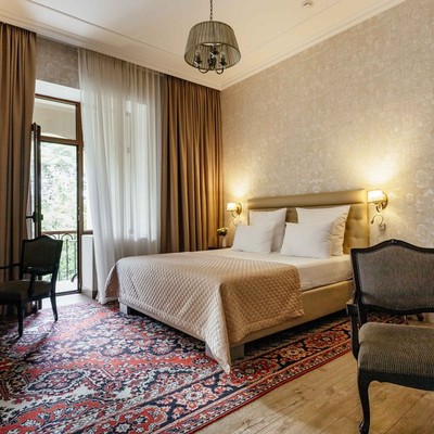 Amra Park Hotel & Spa - Апартаменты 2-местный 3-комнатный (с террасой, вид на парк/горы)