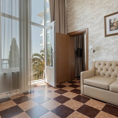 Amra Park Hotel & Spa - Джуниор Сюит 2-местный 2-комнатный (с французским балконом, вид на море)