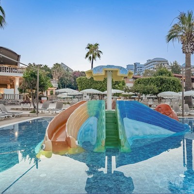 Justiniano club Alanya - Детский бассейн с аквагорками