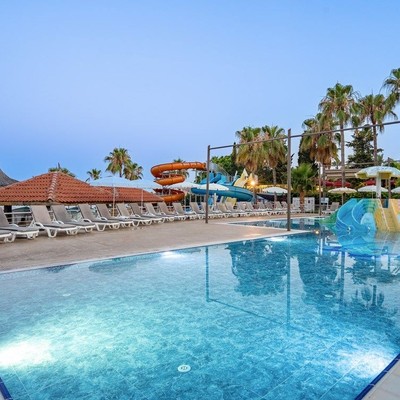 Justiniano club Alanya - Детский бассейн с аквагорками