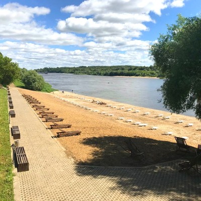 Парк-отель "Лазурный берег на оке" - Пляж
