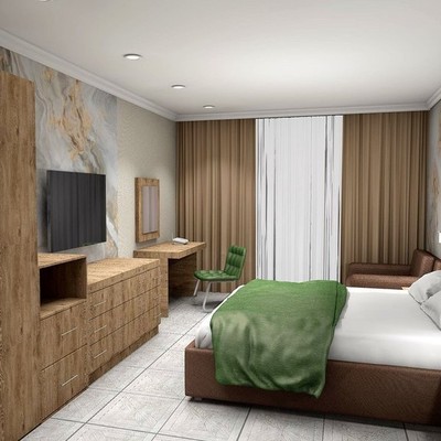 Paradise Land отель - Стандартный 2-местный 1-комнатный (коннект, без балкона)